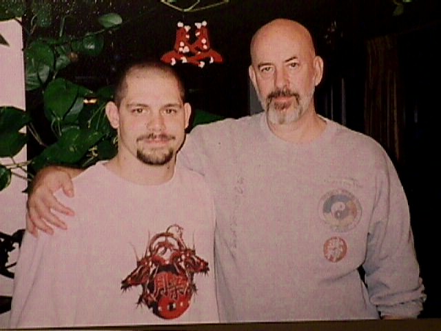 Photo of Glenn Morris Soke with Rob Williams Soke