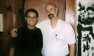 Photo of glenn morris with Santiago Dobles