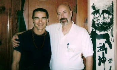 Photo of Glenn Morris with Tao Semko 